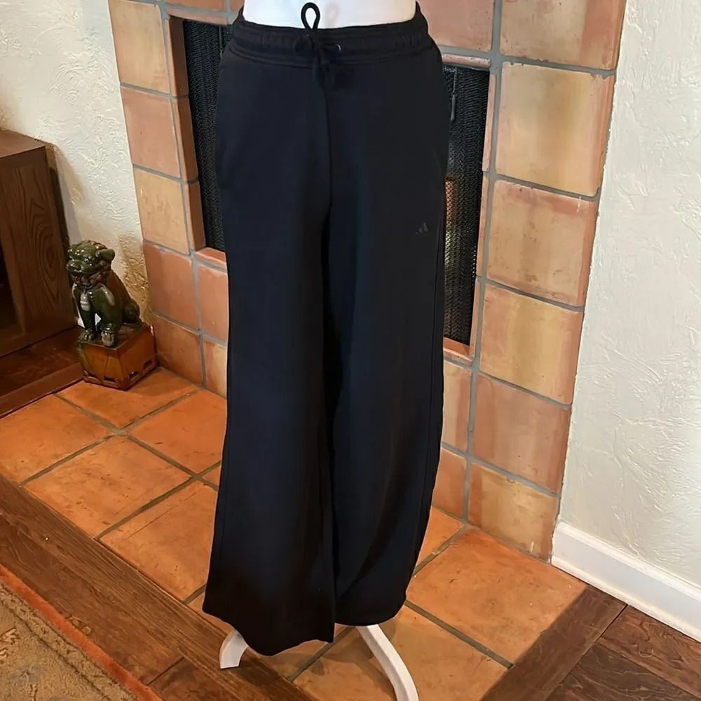ADIDAS All SZN Black Womens Wide Leg Pants, size XS